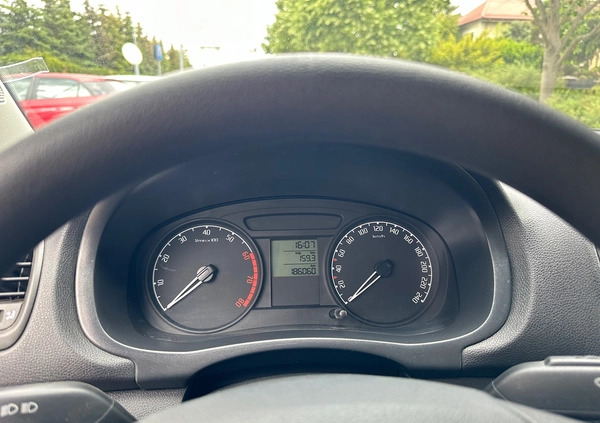 Skoda Fabia cena 14700 przebieg: 168865, rok produkcji 2009 z Warszawa małe 232